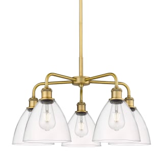 A thumbnail of the Innovations Lighting 516-5CR-16-26 Bristol Glass Chandelier Brushed Brass / Clear