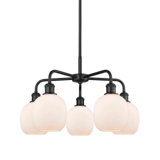 A thumbnail of the Innovations Lighting 516-5CR-15-24 Belfast Chandelier Matte Black / Matte White