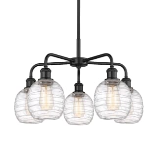 A thumbnail of the Innovations Lighting 516-5CR-15-24 Belfast Chandelier Matte Black / Deco Swirl