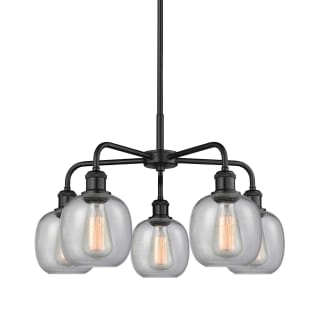 A thumbnail of the Innovations Lighting 516-5CR-15-24 Belfast Chandelier Matte Black / Seedy