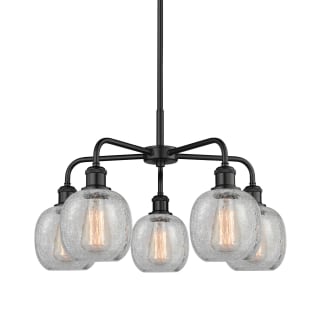 A thumbnail of the Innovations Lighting 516-5CR-15-24 Belfast Chandelier Matte Black / Clear Crackle