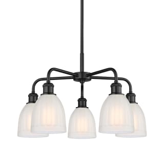 A thumbnail of the Innovations Lighting 516-5CR-15-24 Brookfield Chandelier Matte Black / White