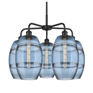 A thumbnail of the Innovations Lighting 516-5CR-15-26 Vaz Chandelier Matte Black / Blue