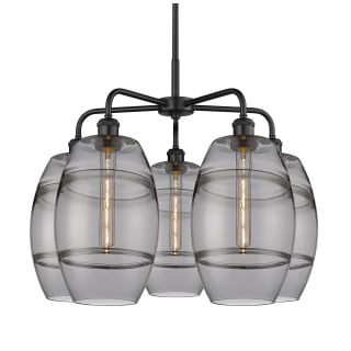 A thumbnail of the Innovations Lighting 516-5CR-15-26 Vaz Chandelier Matte Black / Smoked