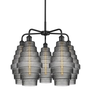 A thumbnail of the Innovations Lighting 516-5CR-23-26 Cascade Chandelier Matte Black / Smoked