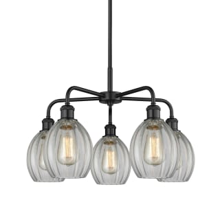 A thumbnail of the Innovations Lighting 516-5CR-16-24 Eaton Chandelier Matte Black / Clear