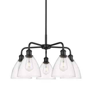 A thumbnail of the Innovations Lighting 516-5CR-16-26 Bristol Glass Chandelier Matte Black / Clear