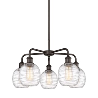 A thumbnail of the Innovations Lighting 516-5CR-15-24 Belfast Chandelier Oil Rubbed Bronze / Deco Swirl