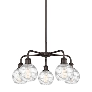 A thumbnail of the Innovations Lighting 516-5CR-15-24 Athens Deco Swirl Chandelier Oil Rubbed Bronze / Clear Deco Swirl