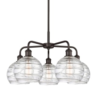 A thumbnail of the Innovations Lighting 516-5CR-16-26 Athens Deco Swirl Chandelier Oil Rubbed Bronze / Clear Deco Swirl