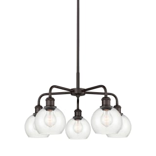 A thumbnail of the Innovations Lighting 516-5CR-15-24 Athens Chandelier Oil Rubbed Bronze / Clear