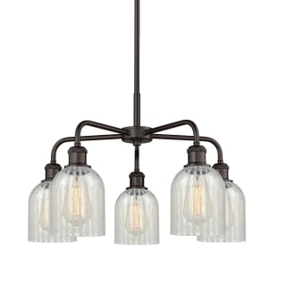 A thumbnail of the Innovations Lighting 516-5CR-15-23 Caledonia Chandelier Oil Rubbed Bronze / Mouchette