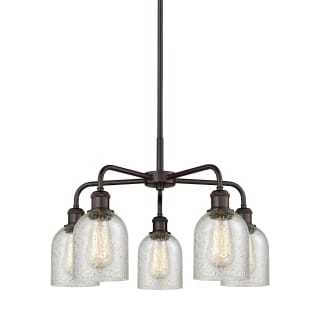 A thumbnail of the Innovations Lighting 516-5CR-15-23 Caledonia Chandelier Oil Rubbed Bronze / Mica