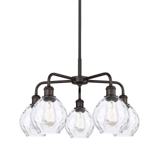 A thumbnail of the Innovations Lighting 516-5CR-15-24 Waverly Chandelier Oil Rubbed Bronze / Clear