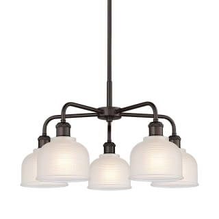 A thumbnail of the Innovations Lighting 516-5CR-15-24 Dayton Chandelier Oil Rubbed Bronze / White