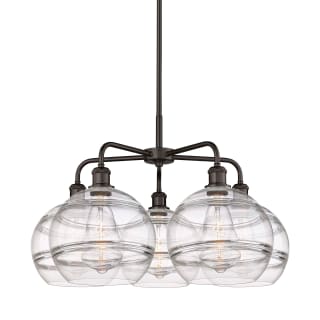 A thumbnail of the Innovations Lighting 516-5CR-18-28 Rochester Chandelier Oil Rubbed Bronze / Clear