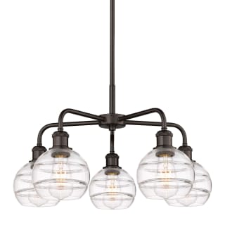 A thumbnail of the Innovations Lighting 516-5CR-14-24 Rochester Chandelier Oil Rubbed Bronze / Clear