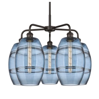 A thumbnail of the Innovations Lighting 516-5CR-15-26 Vaz Chandelier Oil Rubbed Bronze / Blue