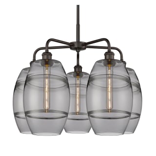 A thumbnail of the Innovations Lighting 516-5CR-15-26 Vaz Chandelier Oil Rubbed Bronze / Smoked