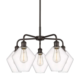 A thumbnail of the Innovations Lighting 516-5CR-17-26 Cindyrella Chandelier Oil Rubbed Bronze / Clear