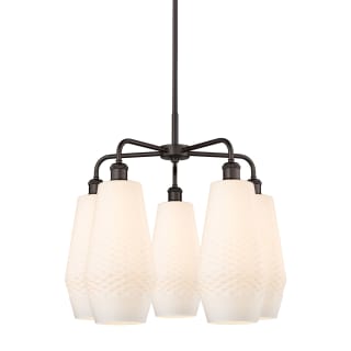 A thumbnail of the Innovations Lighting 516-5CR-22-25 Windham Chandelier Oil Rubbed Bronze / White