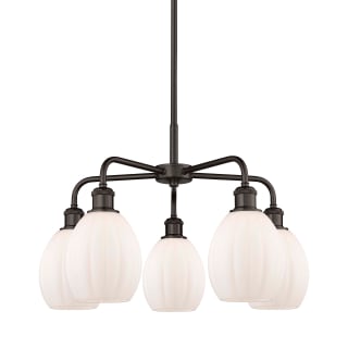 A thumbnail of the Innovations Lighting 516-5CR-16-24 Eaton Chandelier Oil Rubbed Bronze / Matte White