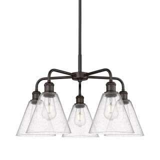 A thumbnail of the Innovations Lighting 516-5CR-16-26 Berkshire Chandelier Oil Rubbed Bronze / Seedy