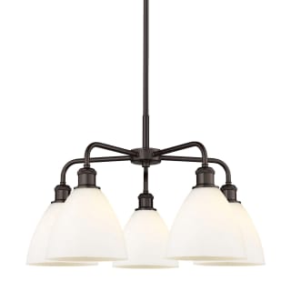 A thumbnail of the Innovations Lighting 516-5CR-16-26 Bristol Glass Chandelier Oil Rubbed Bronze / Matte White