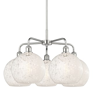 A thumbnail of the Innovations Lighting 516-5C-18-28-White Mouchette-Indoor Chandelier Polished Chrome / White Mouchette