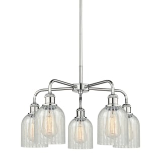 A thumbnail of the Innovations Lighting 516-5CR-15-23 Caledonia Chandelier Polished Chrome / Mouchette