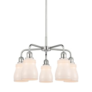 A thumbnail of the Innovations Lighting 516-5CR-15-23 Ellery Chandelier Polished Chrome / White