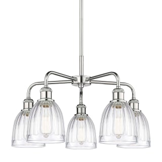 A thumbnail of the Innovations Lighting 516-5CR-15-24 Brookfield Chandelier Polished Chrome / Clear