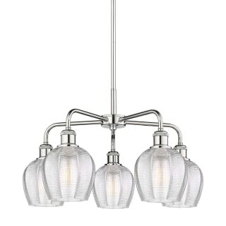 A thumbnail of the Innovations Lighting 516-5CR-15-24 Norfolk Chandelier Polished Chrome / Clear