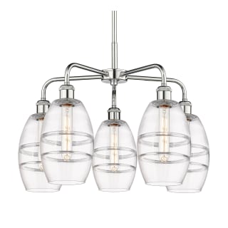 A thumbnail of the Innovations Lighting 516-5CR-14-24 Vaz Chandelier Polished Chrome / Clear