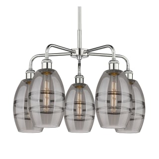 A thumbnail of the Innovations Lighting 516-5CR-14-24 Vaz Chandelier Polished Chrome / Smoked