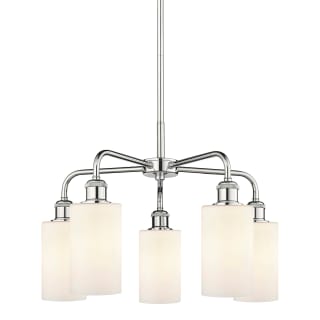 A thumbnail of the Innovations Lighting 516-5CR-15-22 Clymer Chandelier Polished Chrome / Matte White