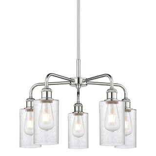 A thumbnail of the Innovations Lighting 516-5CR-15-22 Clymer Chandelier Polished Chrome / Seedy