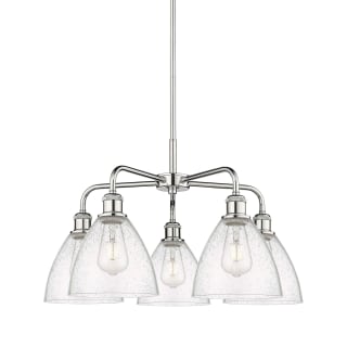 A thumbnail of the Innovations Lighting 516-5CR-16-26 Bristol Glass Chandelier Polished Chrome / Seedy