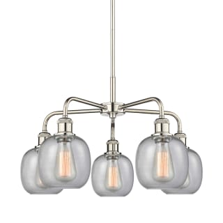 A thumbnail of the Innovations Lighting 516-5CR-15-24 Belfast Chandelier Polished Nickel / Seedy