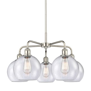 A thumbnail of the Innovations Lighting 516-5CR-16-26 Athens Chandelier Polished Nickel / Seedy