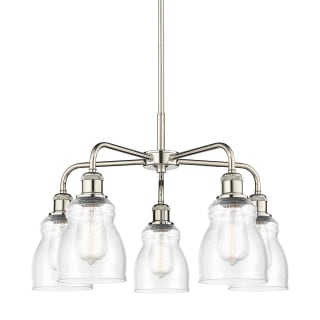 A thumbnail of the Innovations Lighting 516-5CR-15-23 Ellery Chandelier Polished Nickel / Seedy