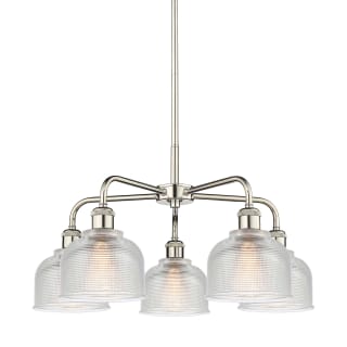 A thumbnail of the Innovations Lighting 516-5CR-15-24 Dayton Chandelier Polished Nickel / Clear