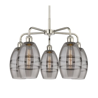 A thumbnail of the Innovations Lighting 516-5CR-14-24 Vaz Chandelier Polished Nickel / Smoked