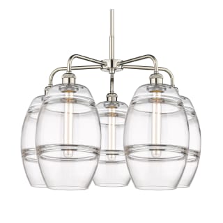 A thumbnail of the Innovations Lighting 516-5CR-15-26 Vaz Chandelier Polished Nickel / Clear