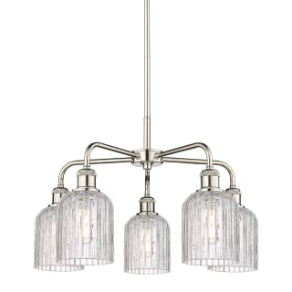 A thumbnail of the Innovations Lighting 516-5CR-15-23 Bridal Veil Chandelier Polished Nickel / Clear