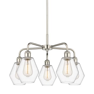 A thumbnail of the Innovations Lighting 516-5CR-16-24 Cindyrella Chandelier Polished Nickel / Clear