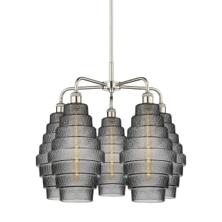 A thumbnail of the Innovations Lighting 516-5CR-23-26 Cascade Chandelier Polished Nickel / Smoked