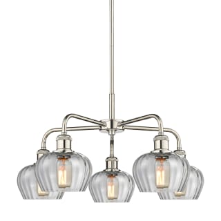 A thumbnail of the Innovations Lighting 516-5CR-14-25 Fenton Chandelier Polished Nickel / Clear