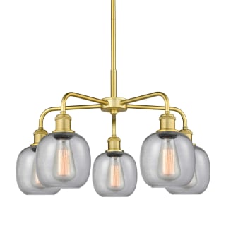 A thumbnail of the Innovations Lighting 516-5CR-15-24 Belfast Chandelier Satin Gold / Seedy