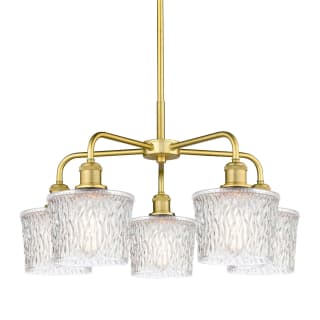 A thumbnail of the Innovations Lighting 516-5CR-15-25 Niagra Chandelier Satin Gold / Clear